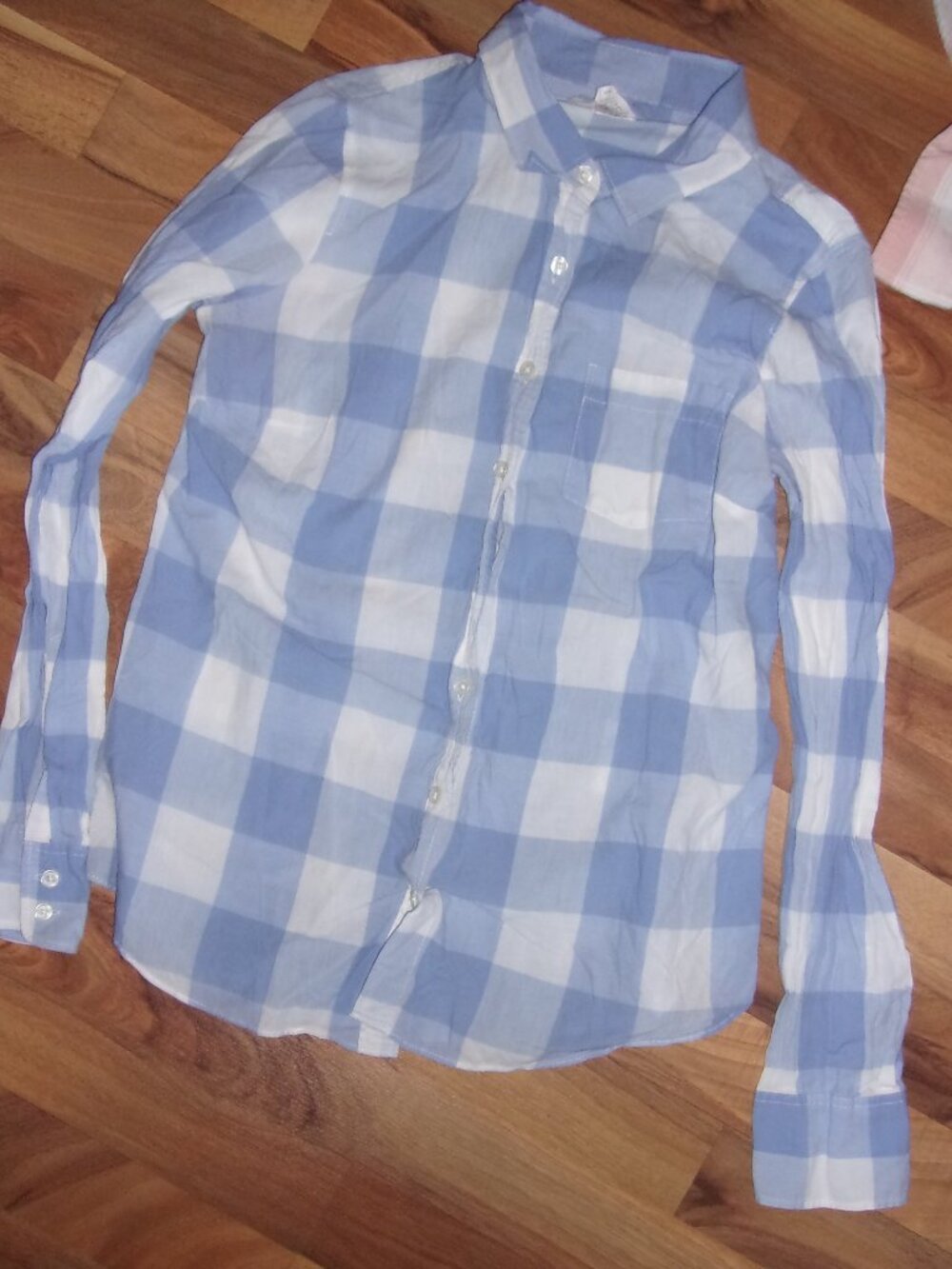 J crew size medium womens   plaid shirt button up top gorpcore